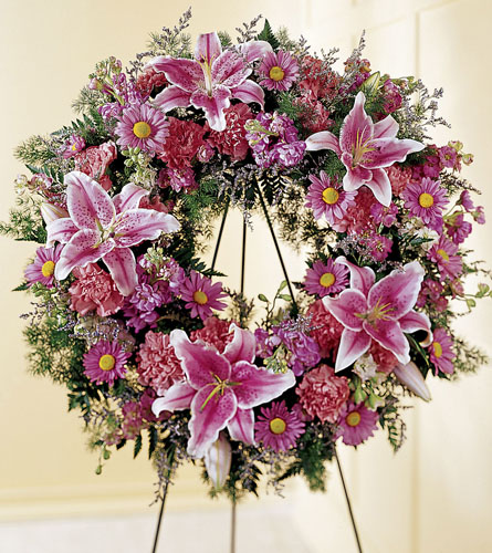 Janousek Florist - Funeral - Sympathy - We Fondly Remember Wreath 