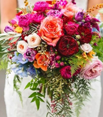 Summer Garden Bridal Bouquet