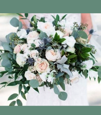 Sweet and Rosy Bridal Bouquet